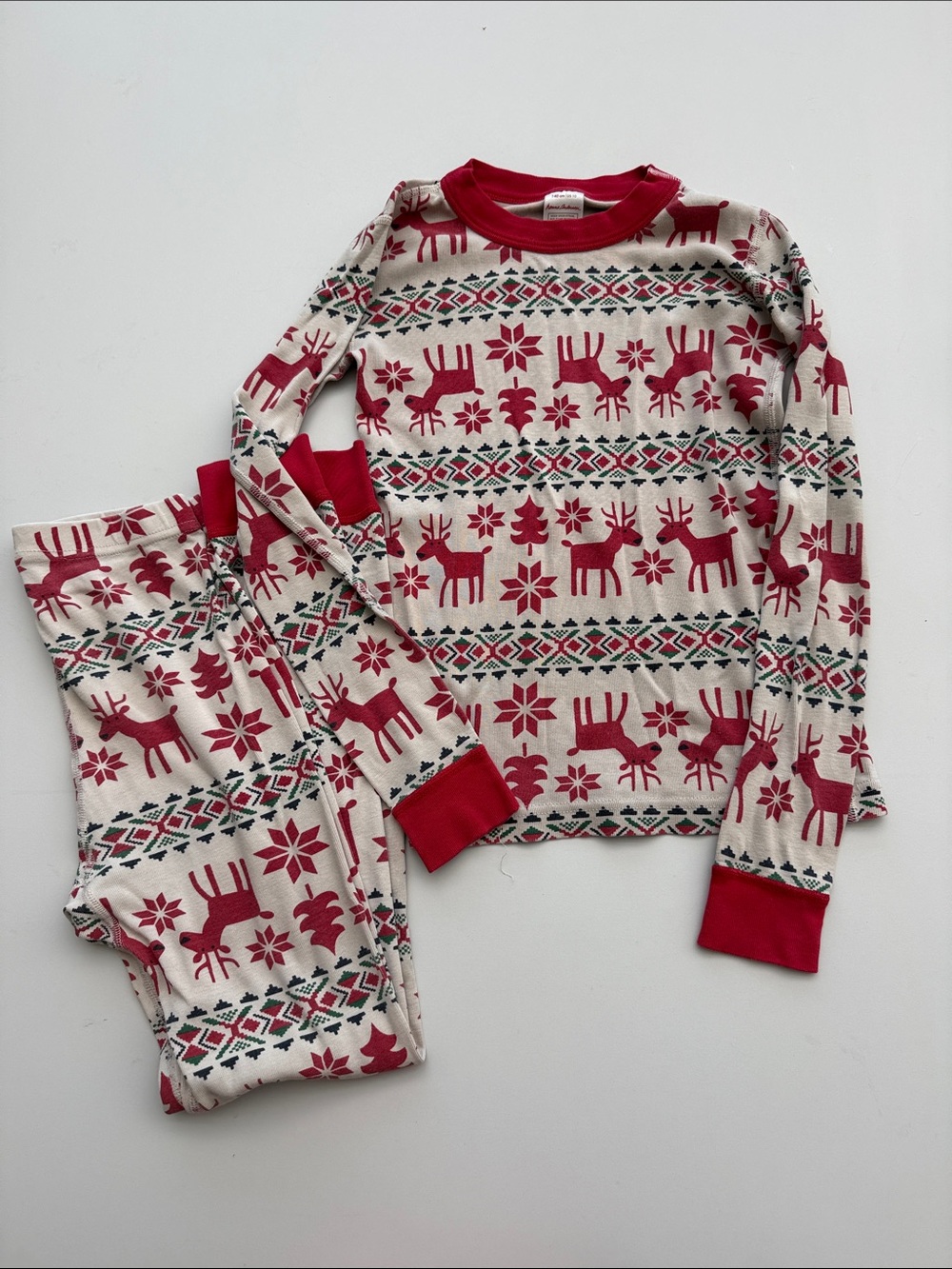 Hannah Anderson Long John pajama set youth size 10